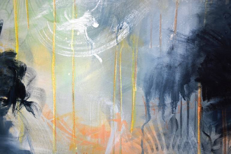 Original Abstract Expressionism Abstract Painting by Andrada Anghel