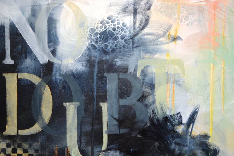 Original Abstract Expressionism Abstract Painting by Andrada Anghel