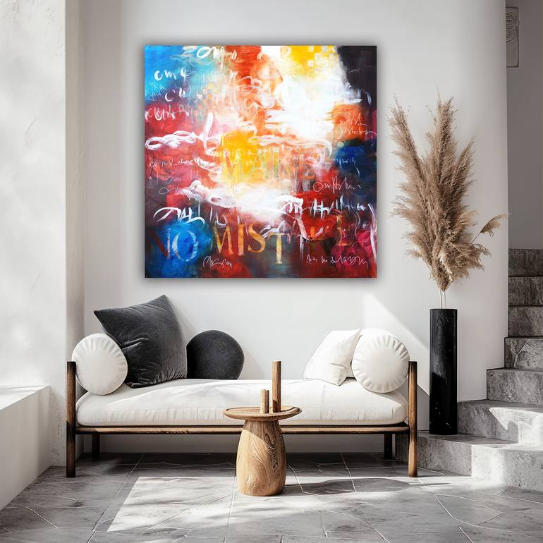 Original Abstract Expressionism Abstract Painting by Andrada Anghel