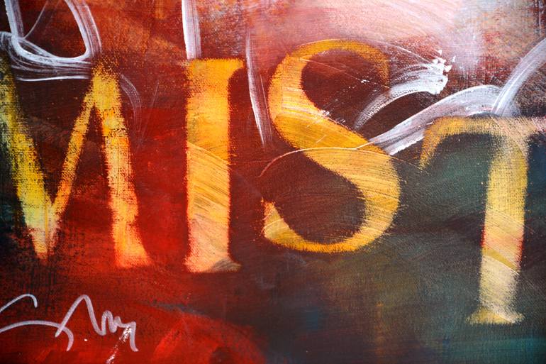 Original Abstract Expressionism Abstract Painting by Andrada Anghel