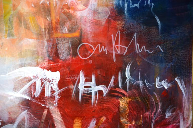 Original Abstract Expressionism Abstract Painting by Andrada Anghel