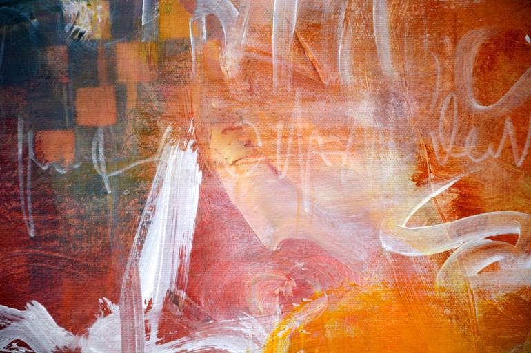 Original Abstract Expressionism Abstract Painting by Andrada Anghel