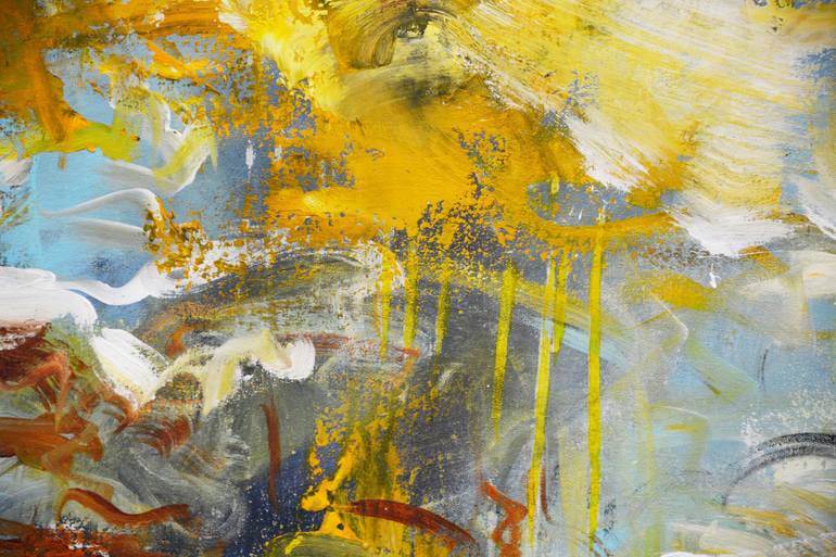 Original Abstract Expressionism Abstract Painting by Andrada Anghel