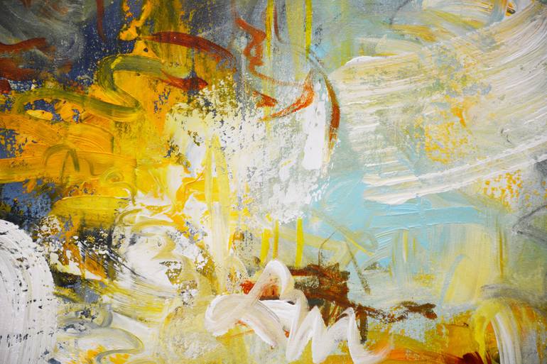 Original Abstract Expressionism Abstract Painting by Andrada Anghel