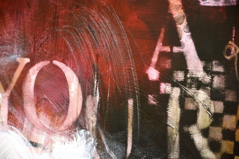 Original Abstract Expressionism Abstract Painting by Andrada Anghel