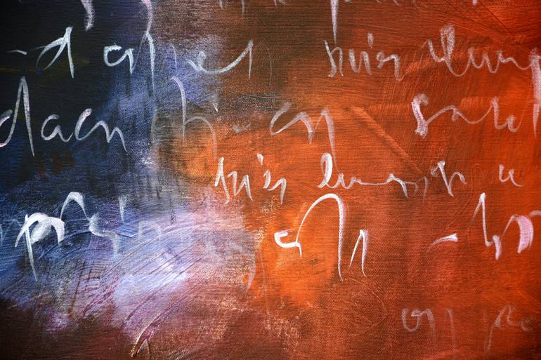 Original Abstract Expressionism Abstract Painting by Andrada Anghel
