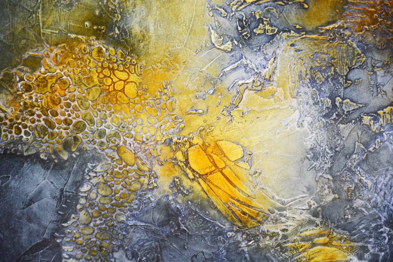 Original Abstract Expressionism Abstract Painting by Andrada Anghel