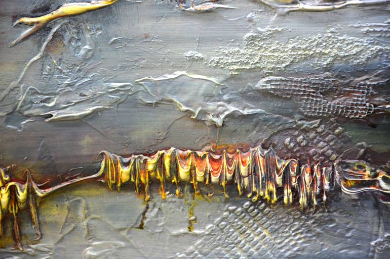 Original Abstract Expressionism Abstract Painting by Andrada Anghel