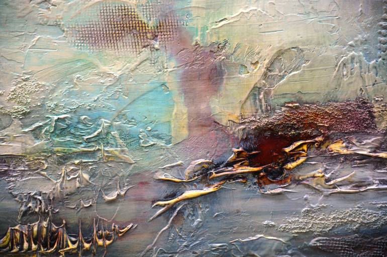 Original Abstract Expressionism Abstract Painting by Andrada Anghel