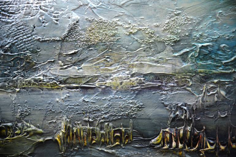 Original Abstract Expressionism Abstract Painting by Andrada Anghel