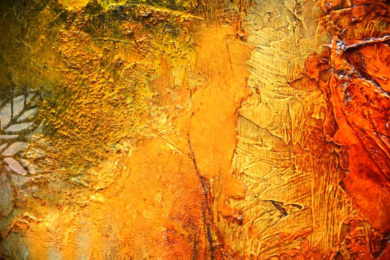 Original Abstract Expressionism Abstract Painting by Andrada Anghel