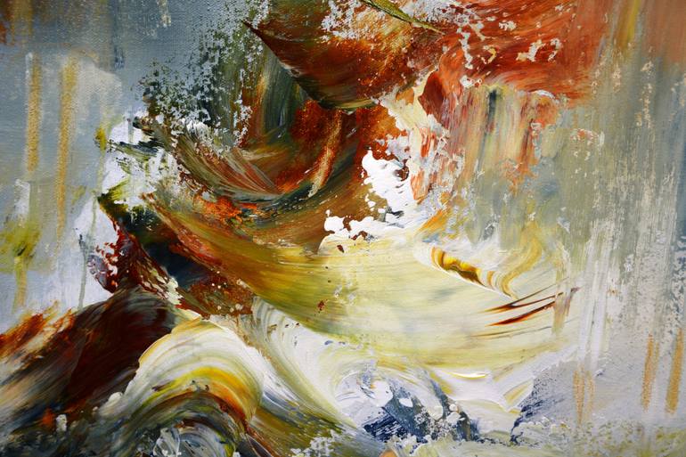 Original Abstract Expressionism Abstract Painting by Andrada Anghel