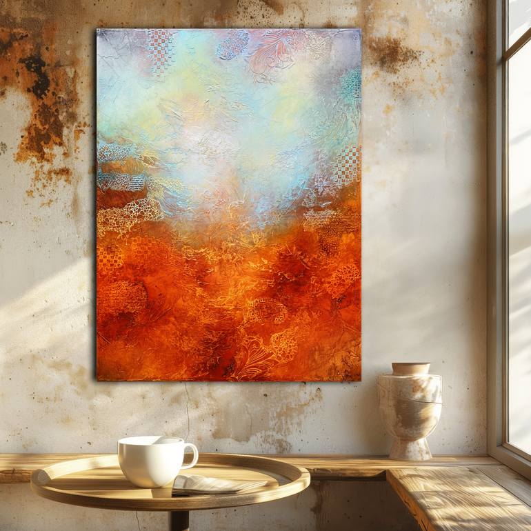 Original Abstract Expressionism Abstract Painting by Andrada Anghel