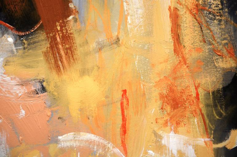 Original Abstract Expressionism Abstract Painting by Andrada Anghel