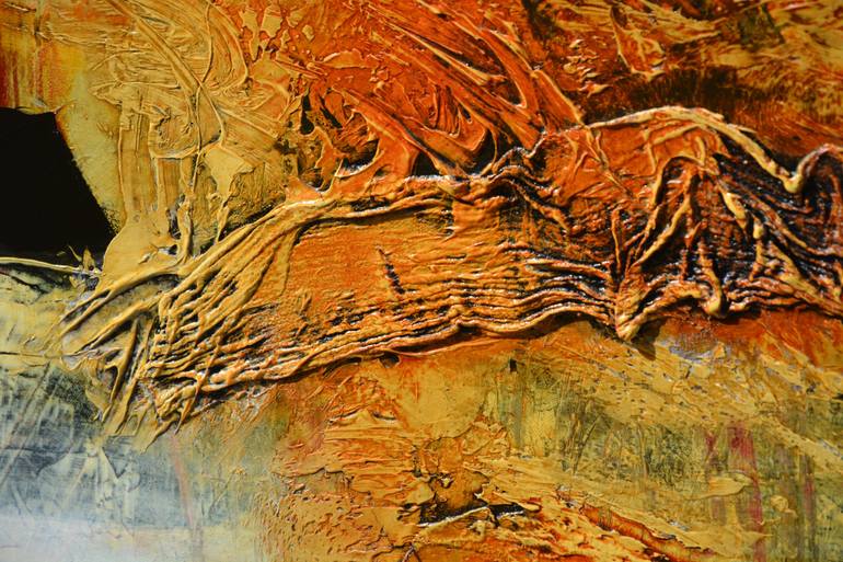 Original Abstract Expressionism Abstract Painting by Andrada Anghel