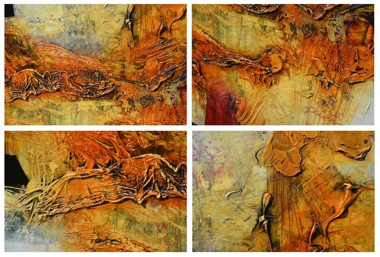 Original Abstract Expressionism Abstract Painting by Andrada Anghel