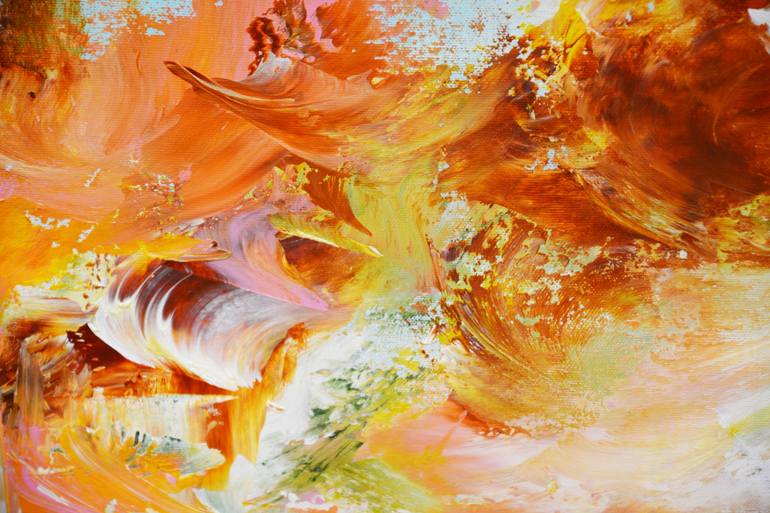 Original Abstract Expressionism Abstract Painting by Andrada Anghel