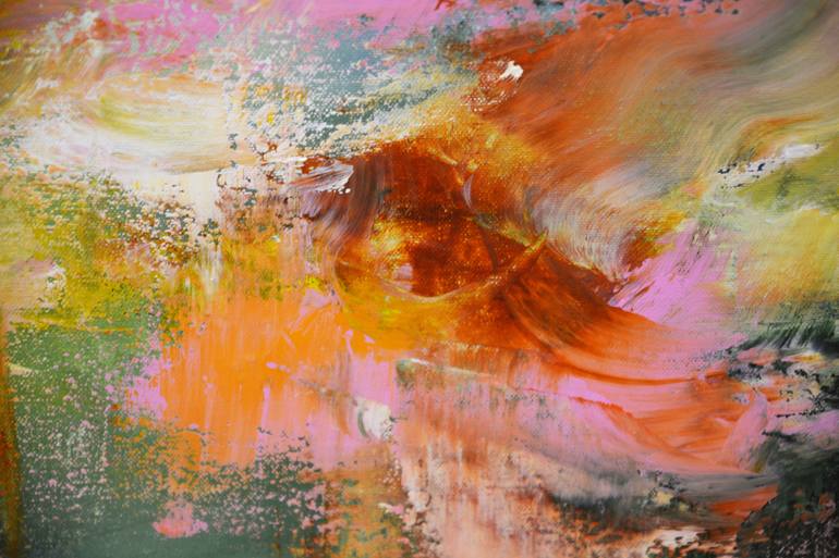 Original Abstract Expressionism Abstract Painting by Andrada Anghel