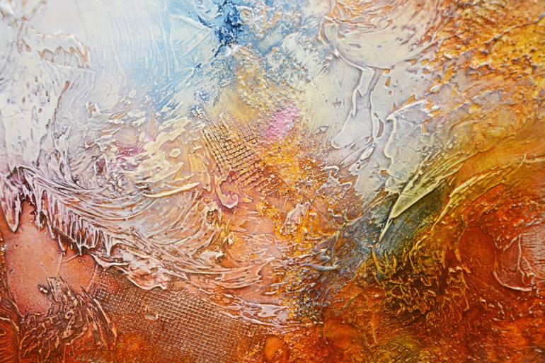 Original Abstract Expressionism Abstract Painting by Andrada Anghel