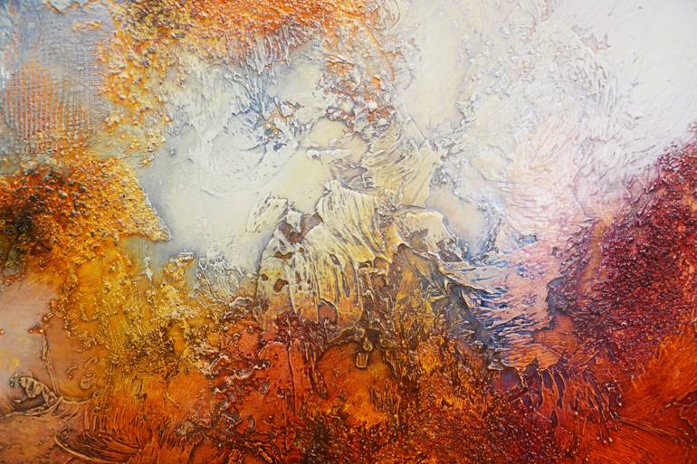 Original Abstract Expressionism Abstract Painting by Andrada Anghel