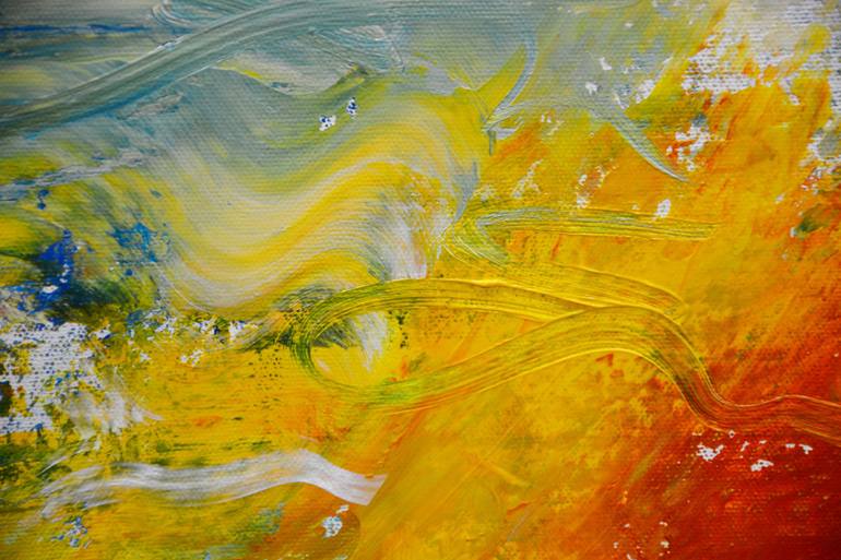 Original Abstract Expressionism Abstract Painting by Andrada Anghel