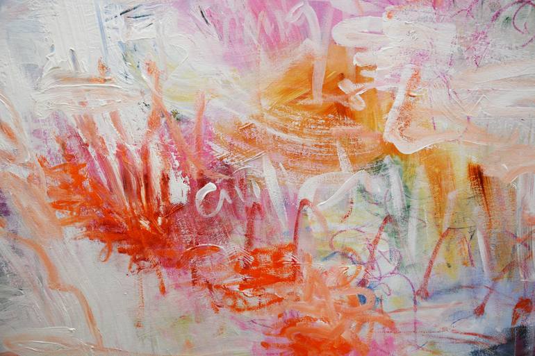 Original Abstract Expressionism Abstract Painting by Andrada Anghel