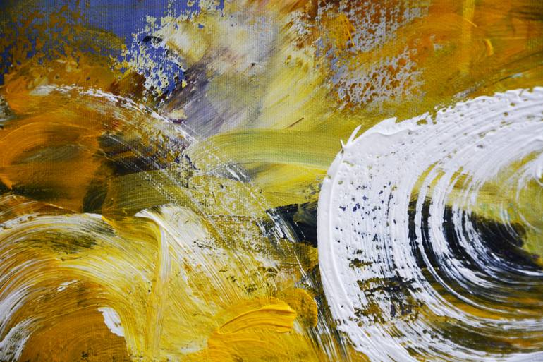 Original Abstract Expressionism Abstract Painting by Andrada Anghel