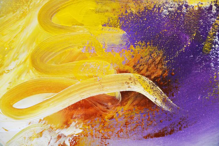 Original Abstract Expressionism Abstract Painting by Andrada Anghel