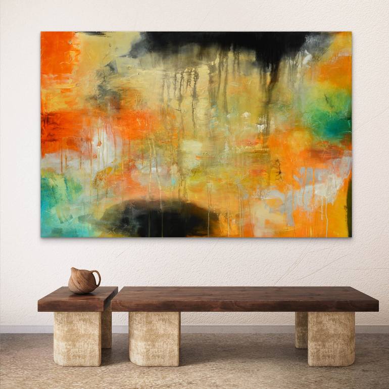 Original Expressionism Abstract Painting by Andrada Anghel