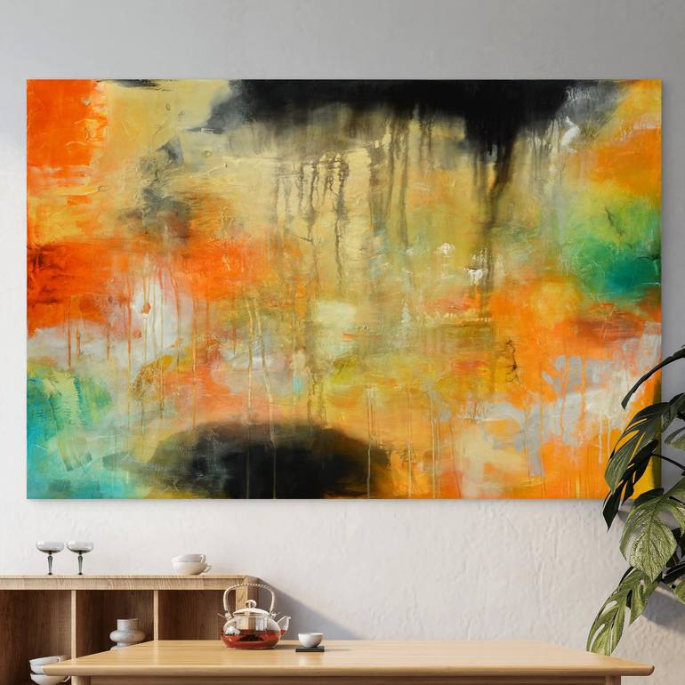 Original Expressionism Abstract Painting by Andrada Anghel