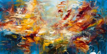 Original Abstract Expressionism Abstract Paintings by Andrada Anghel