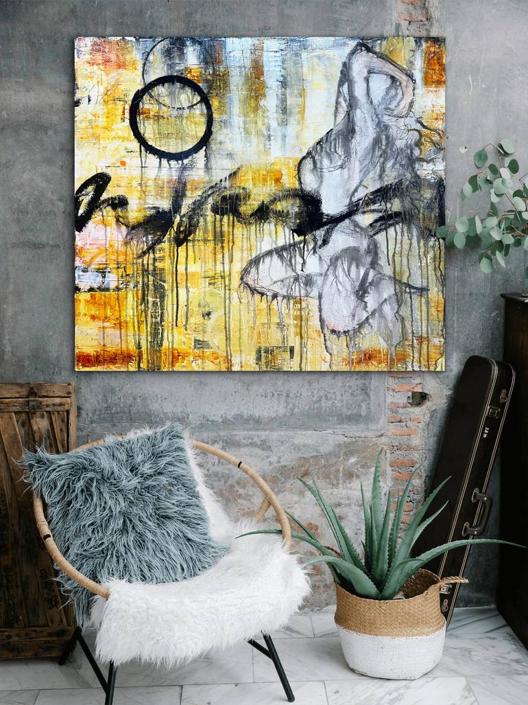 Original Expressionism Abstract Painting by Andrada Anghel