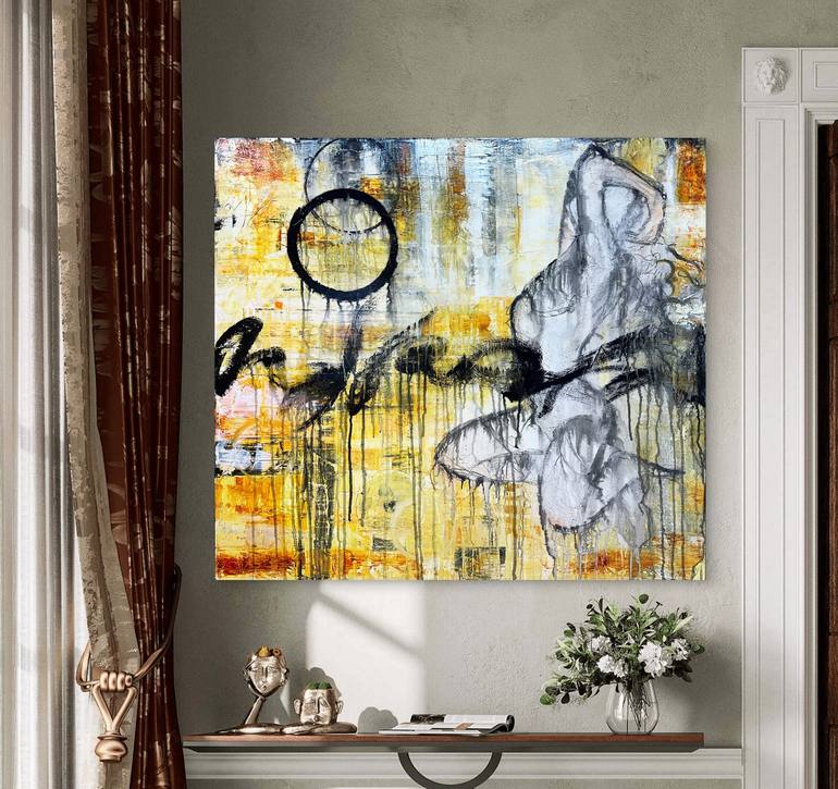 Original Expressionism Abstract Painting by Andrada Anghel