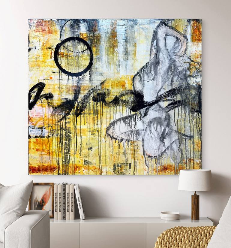 Original Expressionism Abstract Painting by Andrada Anghel