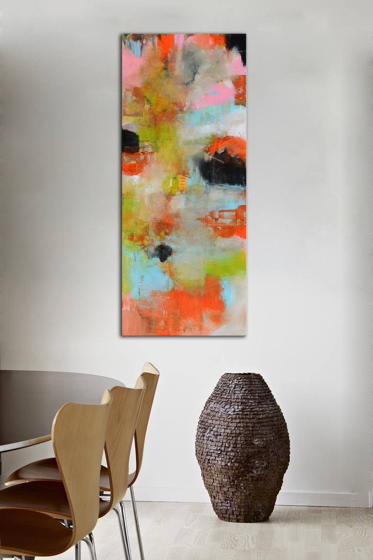 Original Abstract Expressionism Abstract Painting by Andrada Anghel