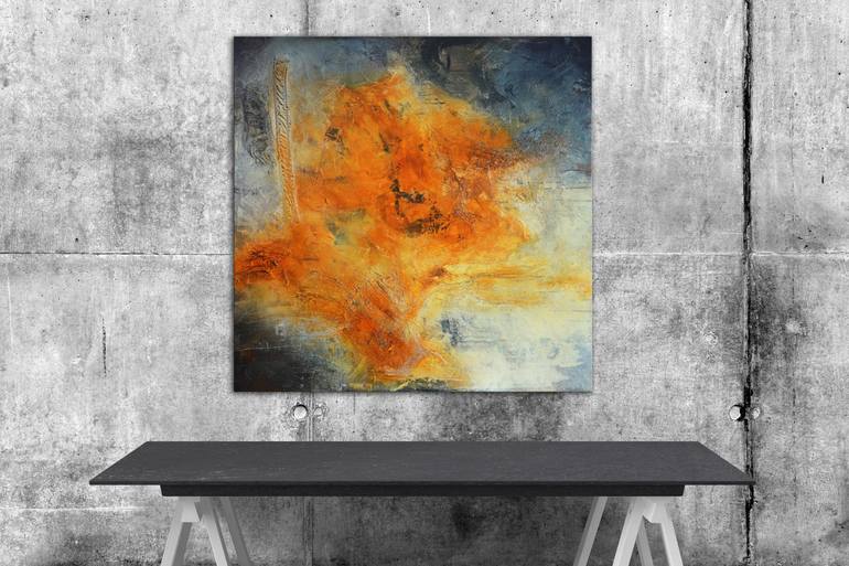 Original Abstract Expressionism Abstract Painting by Andrada Anghel