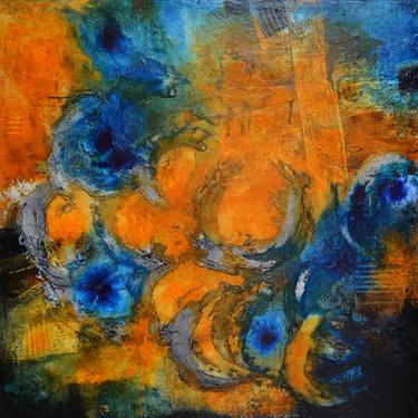 Original Abstract Expressionism Abstract Paintings by Andrada Anghel