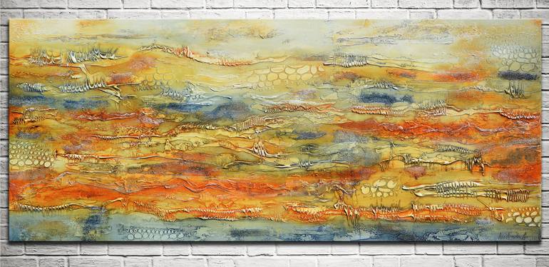 Original Fine Art Abstract Painting by Andrada Anghel