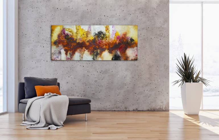 Original Abstract Expressionism Abstract Painting by Andrada Anghel