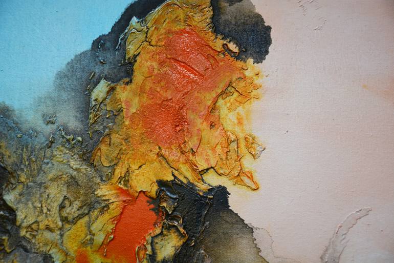 Original Abstract Expressionism Abstract Painting by Andrada Anghel