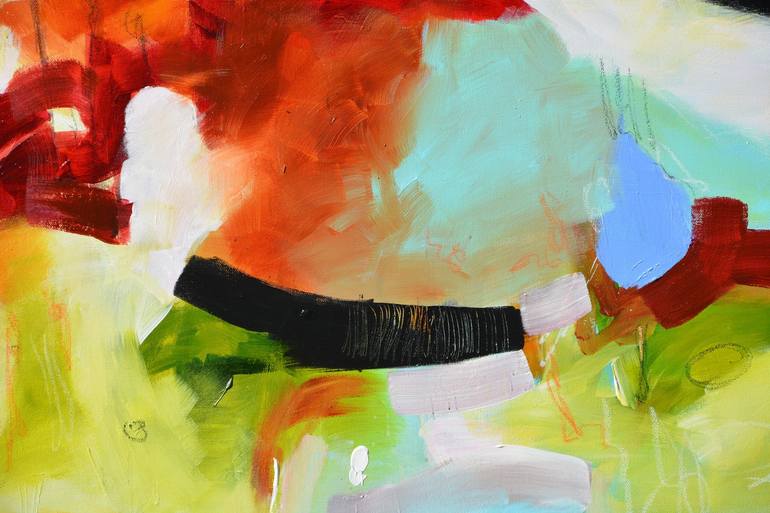 Original Abstract Expressionism Abstract Painting by Andrada Anghel
