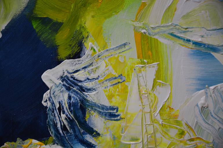 Original Abstract Expressionism Abstract Painting by Andrada Anghel