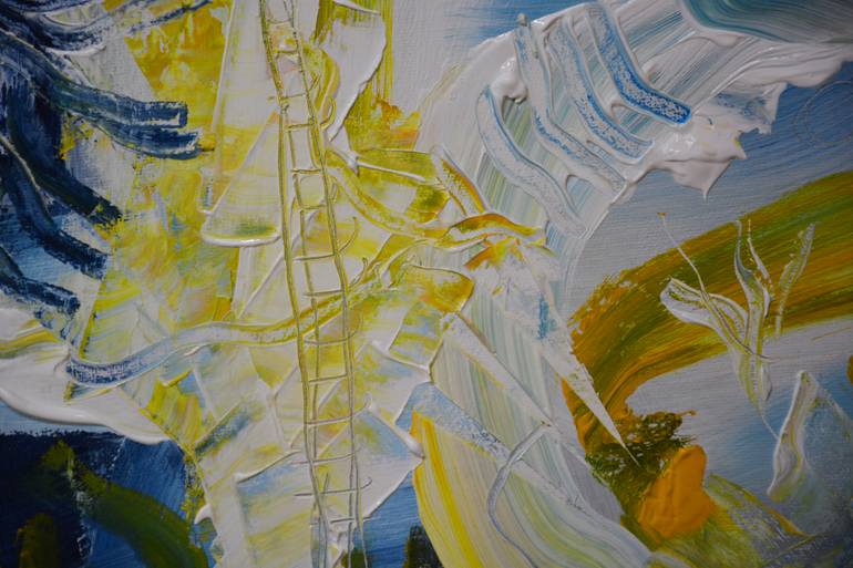 Original Abstract Expressionism Abstract Painting by Andrada Anghel