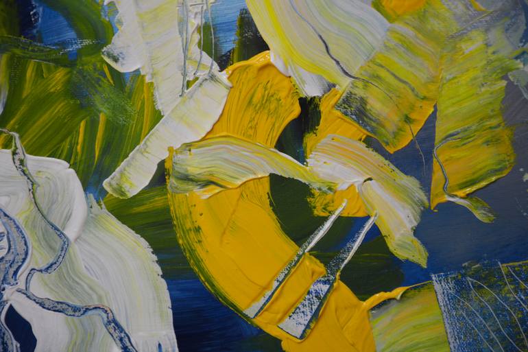 Original Abstract Expressionism Abstract Painting by Andrada Anghel