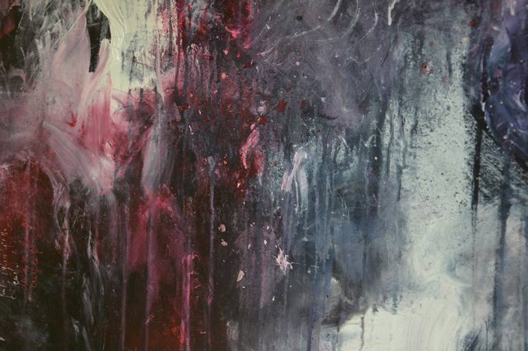 Original Abstract Expressionism Abstract Painting by Andrada Anghel