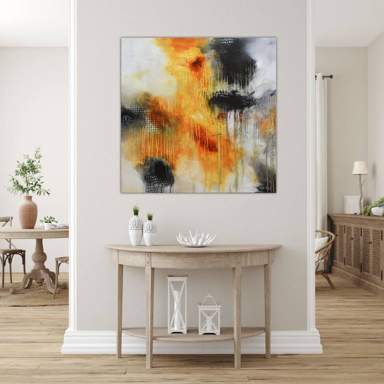 Original Expressionism Abstract Painting by Andrada Anghel