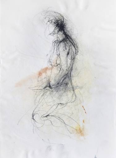 Original Abstract Expressionism Body Drawings by Ciro Sf