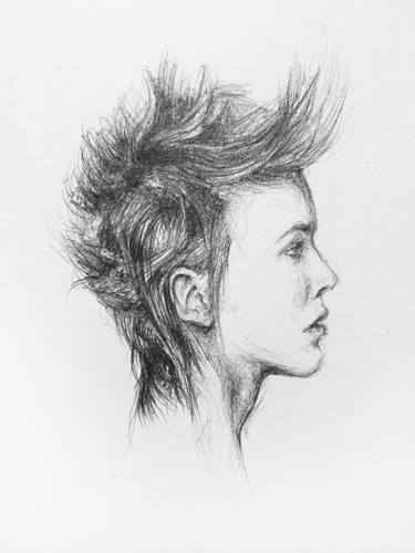 Original Conceptual Portrait Drawings by Ciro Sf