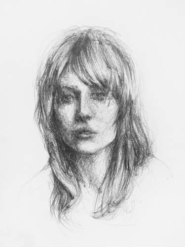 Original Figurative Portrait Drawings by Ciro Sf