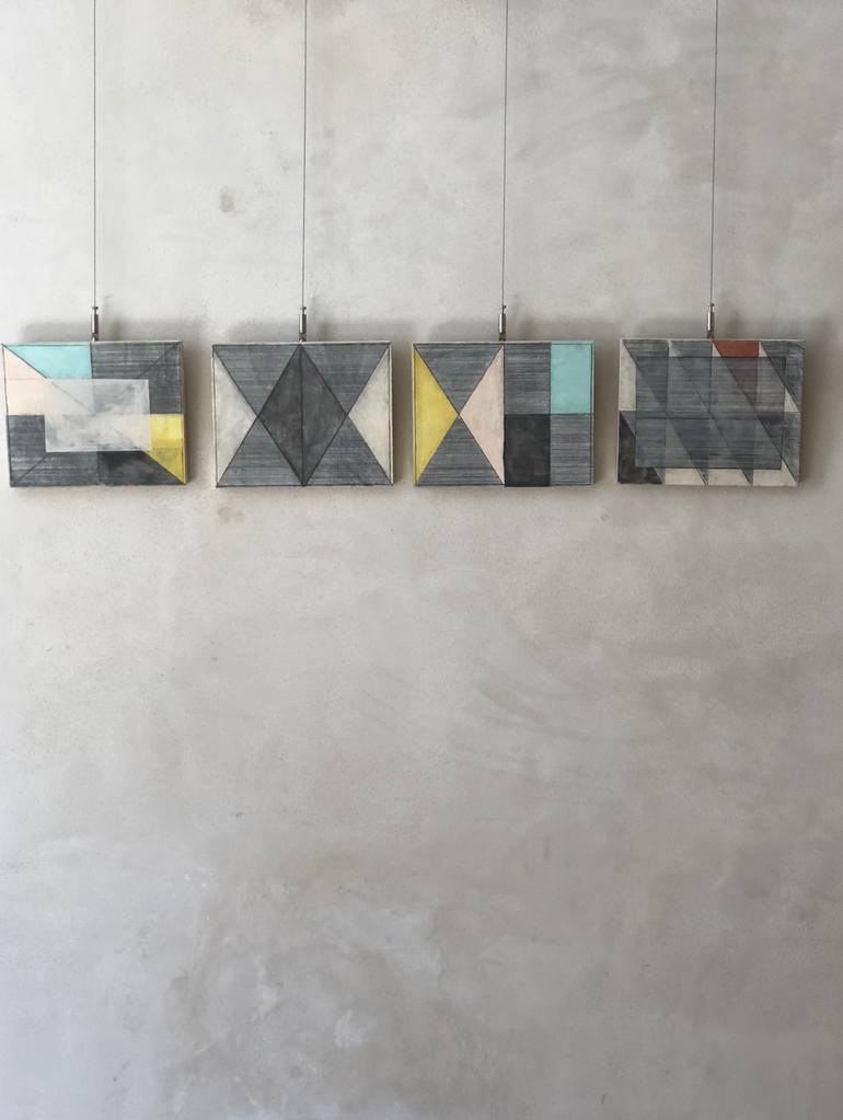 Original Minimalism Abstract Painting by Hanna Ten Doornkaat